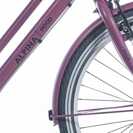 Alpina spatbord set 24 Mood dark mauve matt