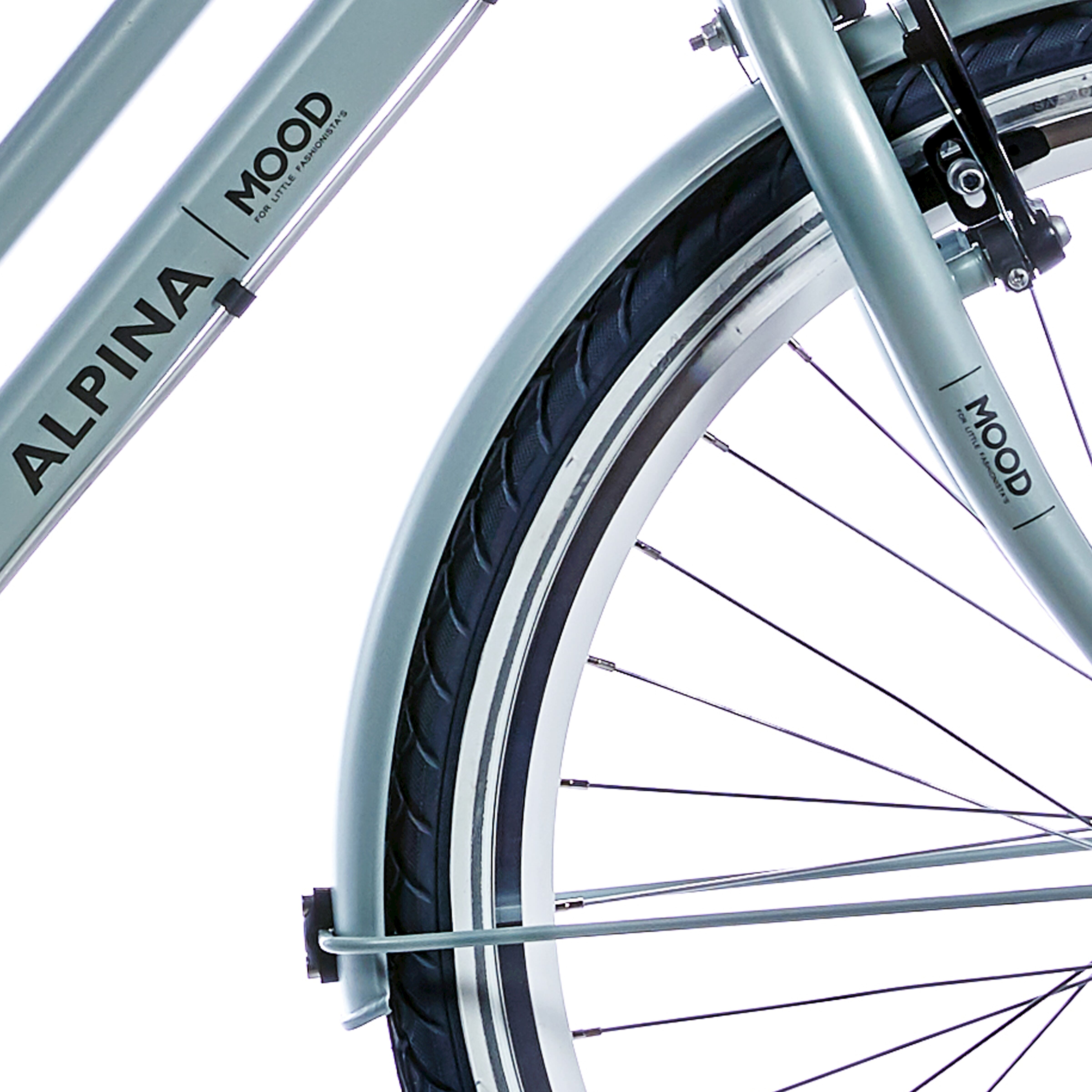 Alpina spatbord set 24 Mood silt green matt