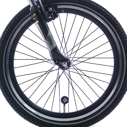 Alpina voorwiel 22 HLQC Trail zwart zw spk