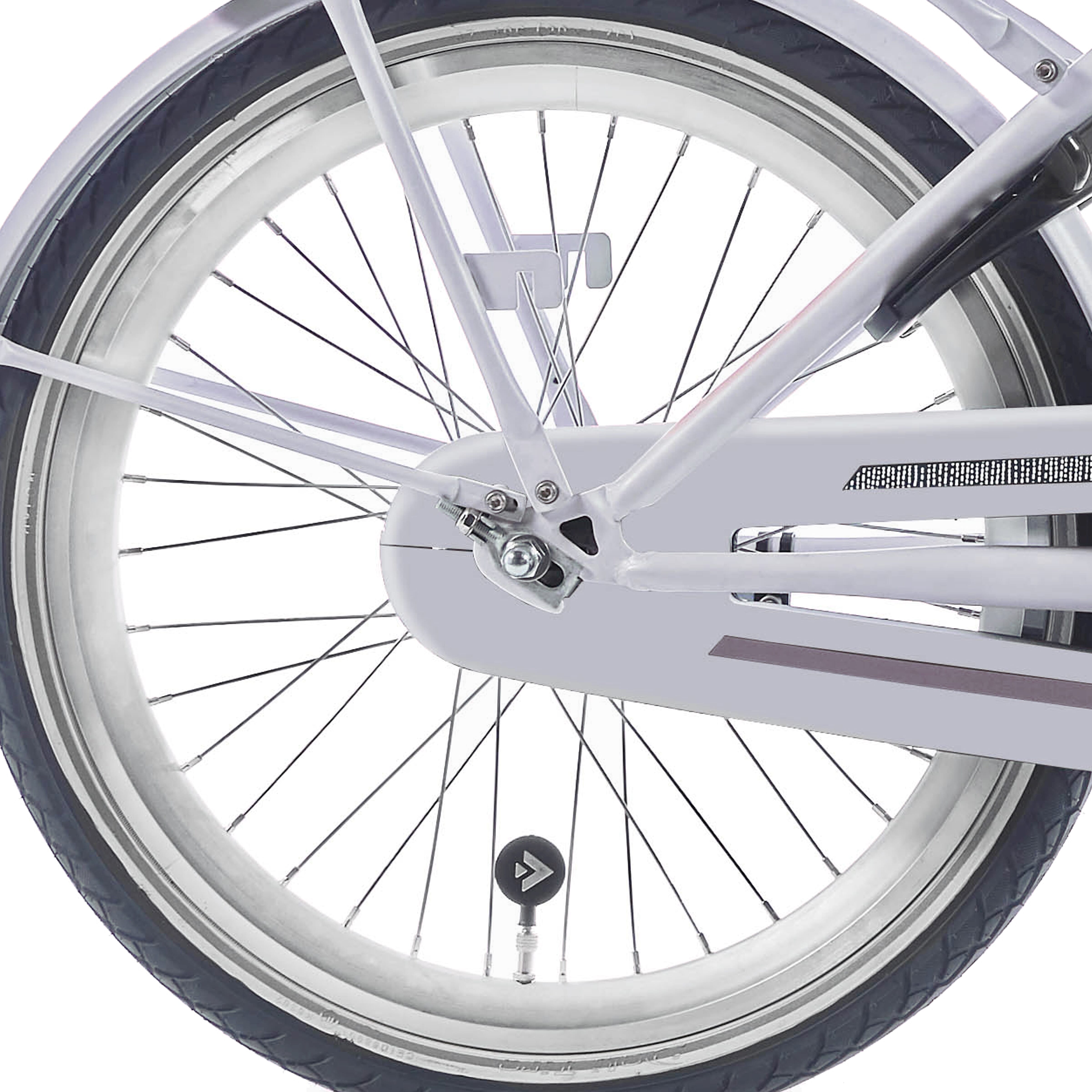 Alpina achterwiel 20 HLQC Ocean/Clubb zilver zink spk