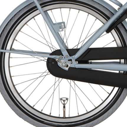 Roue arrière Alpina 20 HLQ-10A-1 zinc noir spk