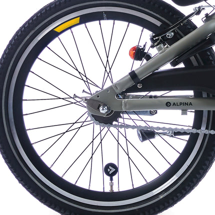 Alpina achterwiel 22 HLQC Trail zwart zw spk