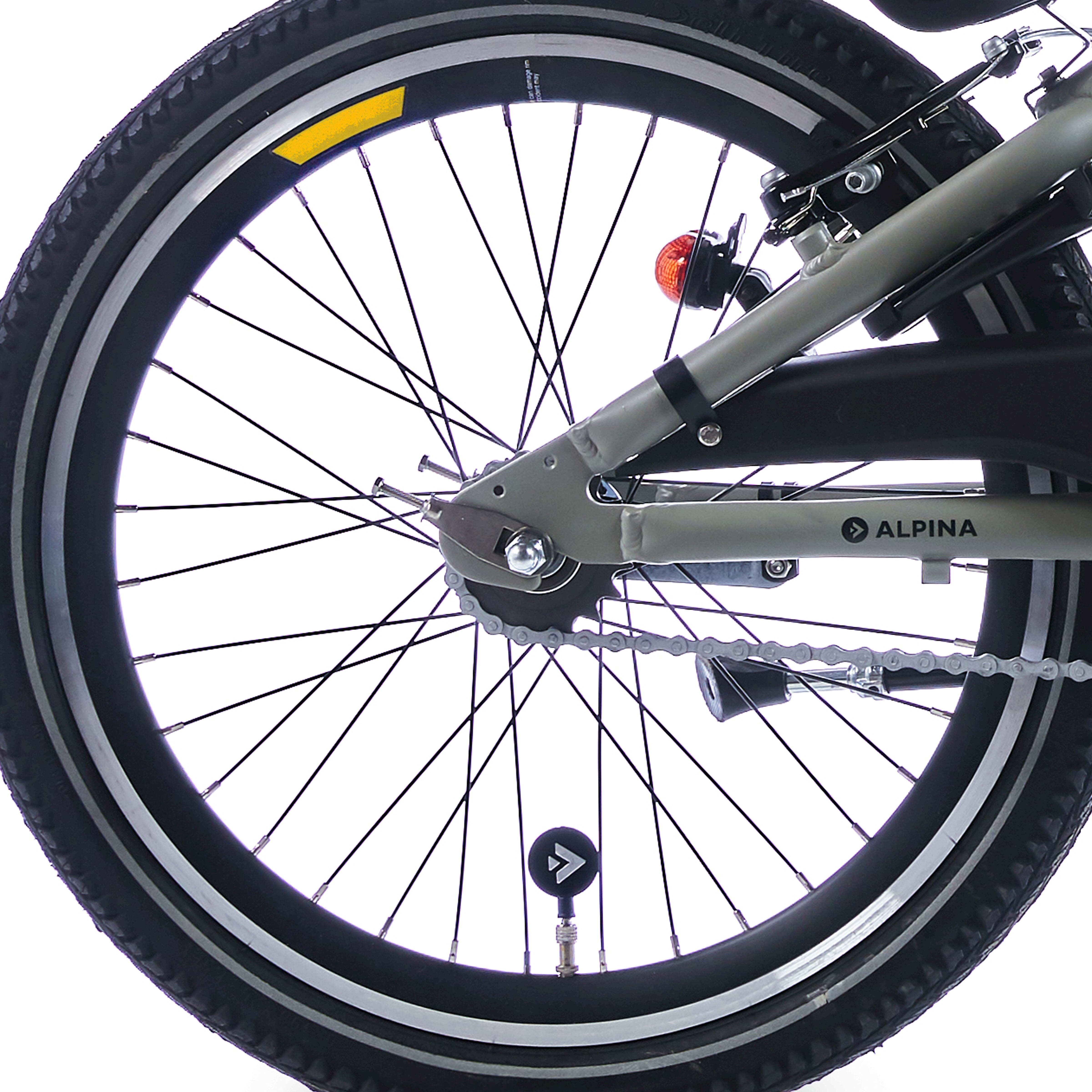 Alpina achterwiel 22 HLQC Trail zwart zw spk