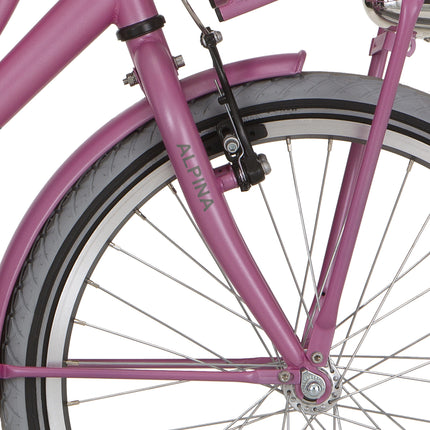 Alpina fork 22 Cargo M fuchsia pink with matt