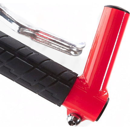 Alpina embouts de guidon 16/22 Trial rouge néon mat