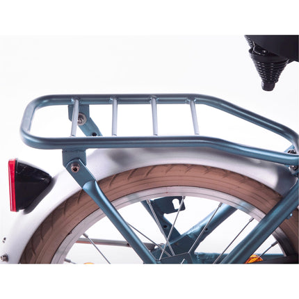 Porte-bagages arrière Alpina 18 Cargo acier bleu mat