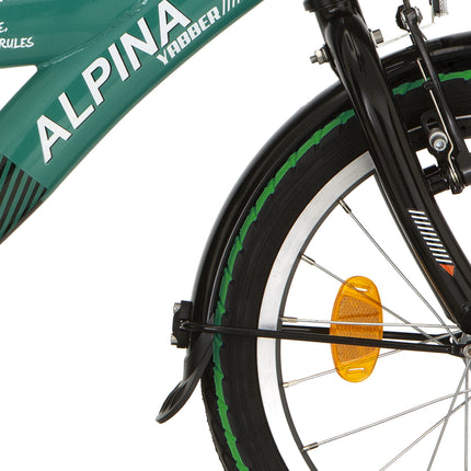 Alpina mudguard set + bar 16 Yabber black matt