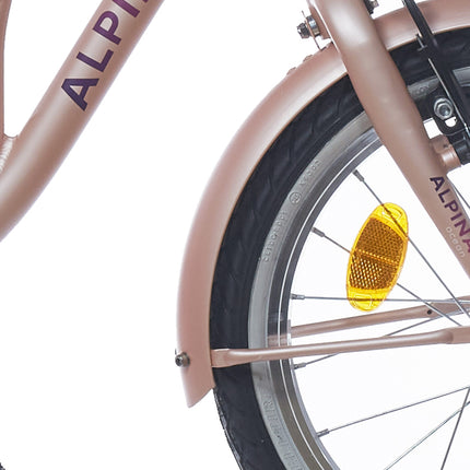 Alpina mudguard set + rod 18 Ocean misty pink matt