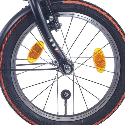 Alpina roue avant 16 HLQ-10A-1 noire mate cnc zinc spk