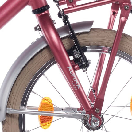 Alpina fork 18 Cargo berry red matt