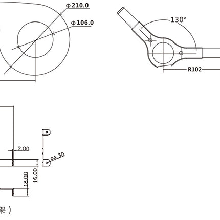 TTP Kettingbeschermer Smoke 42/44T – 24″, 26″ en 700C - kettingkast