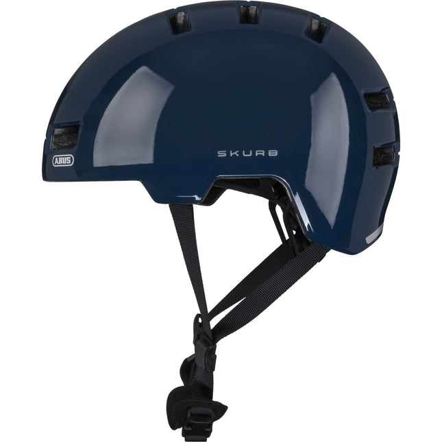 Abus helm Skurb shiny midnight blue M 55-59cm