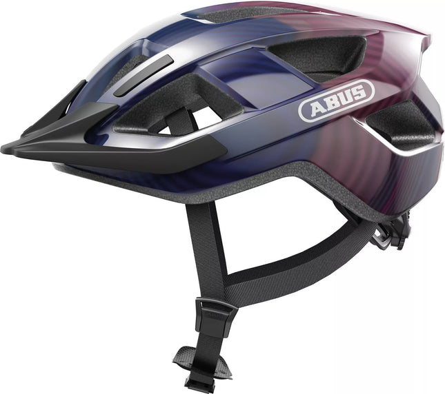 Abus helm Aduro 3.0 LED purple waves M 52-58cm