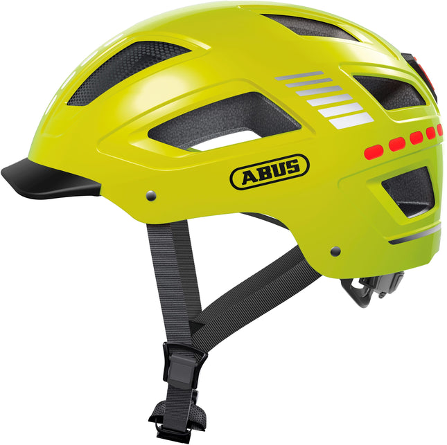 Abus helm Hyban 2.0 LED signal yellow XL 58-63cm
