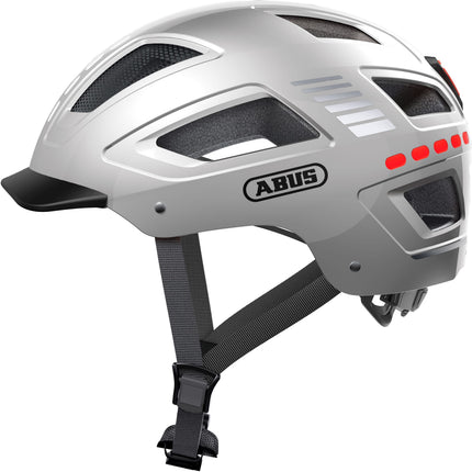 Abus helmet Hyban 2.0 LED signal silver M 52-58cm