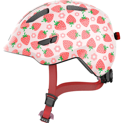 Abus helm Smiley 3.0 LED rose strawberry M 50-55cm