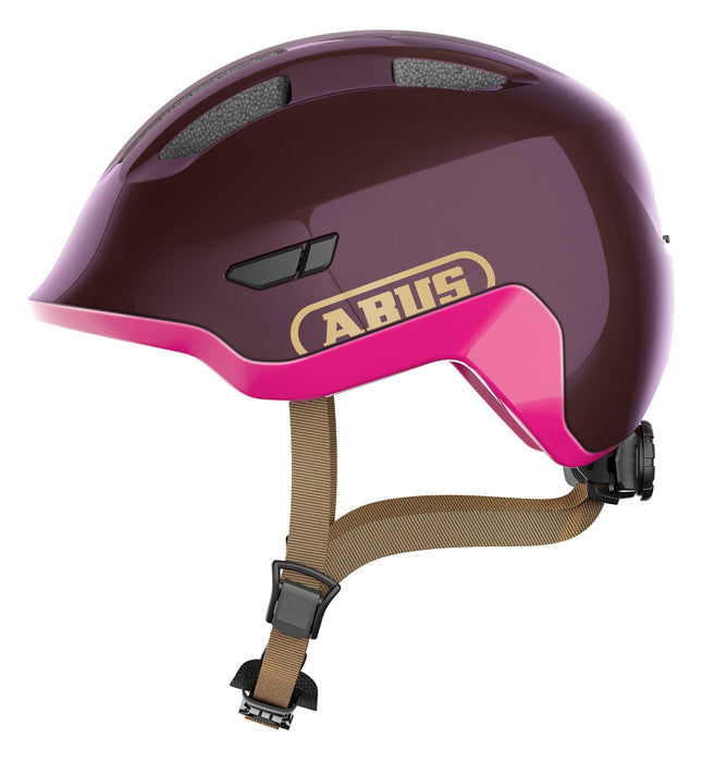 Abus helm Smiley 3.0 ACE LED royal purple M 50-55cm