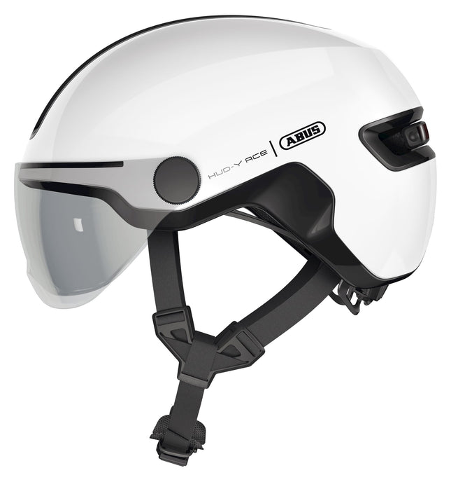 Abus helm HUD-Y ACE shiny white M 54-58cm