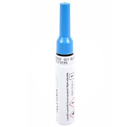 Alpina paint pen Deep Sky Blue PMS801