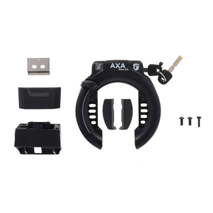 Slot AXA Block XXL Down tube Ring Yamaha met accuslot Zwart