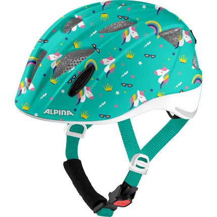 Casque de vélo enfant Alpina Sports Ximo Flash Licorne 47-51 brillant