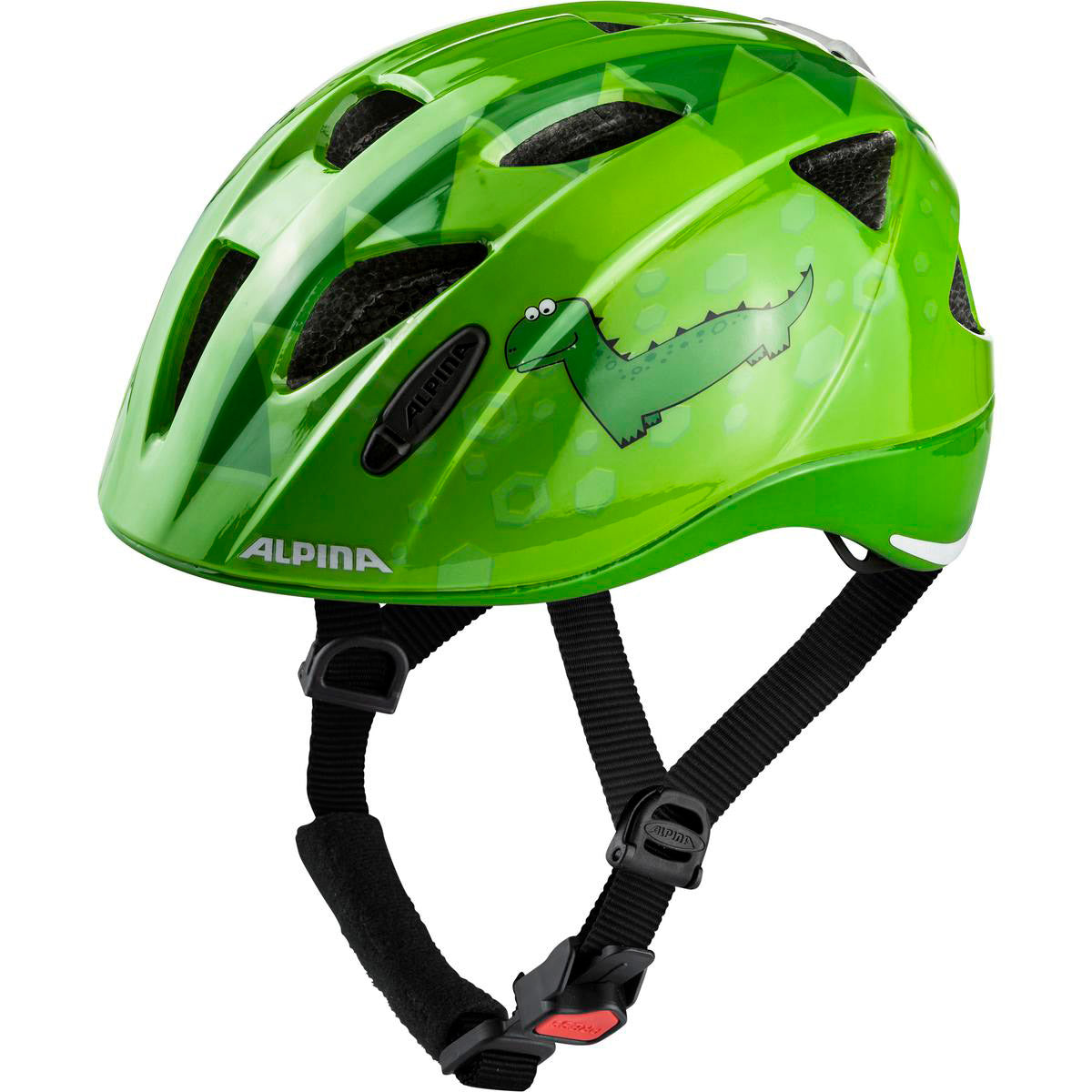 Alpina Sports kinderhelm Ximo Flash Green Dino 49-54 glans