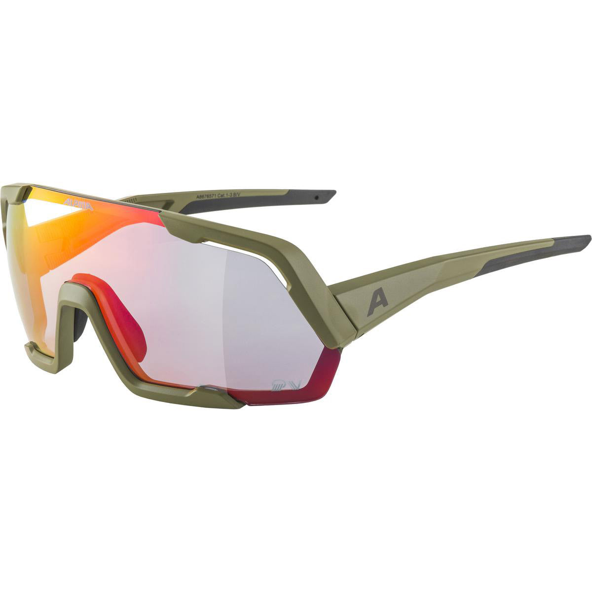 Alpina Sports sportbril Rocket QV mat olijf