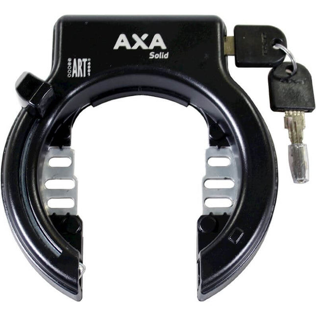 Axa ringslot Solid spatbord bev. zwart doos (20)