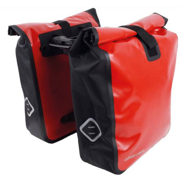 AtranVelo dubbele tas Travel AVS 24l rood/zwart