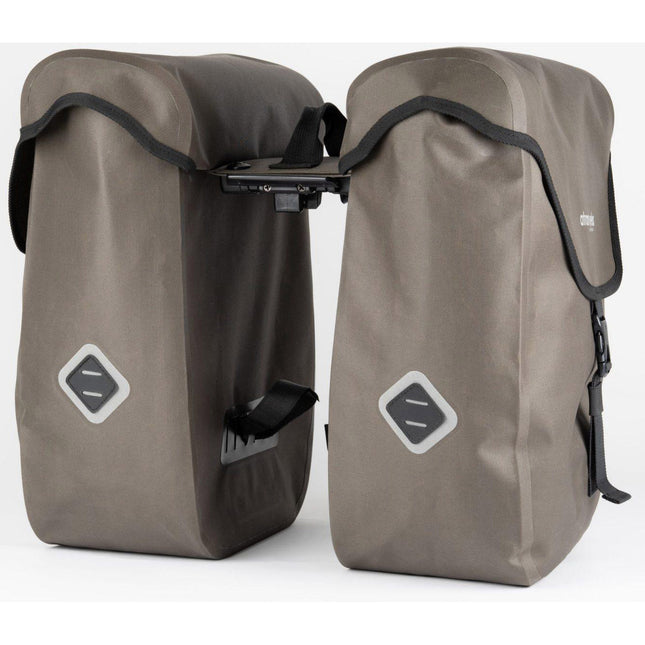 AtranVelo dubbele tas Zap Plus met WP AVS adapter 50l groen