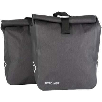 AtranVelo dubbele tas Travel zwart
