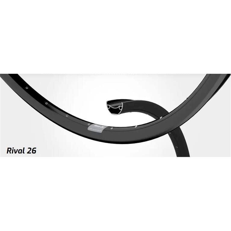 Ryde velg 28 RIVAL26 zwart disc 36/14