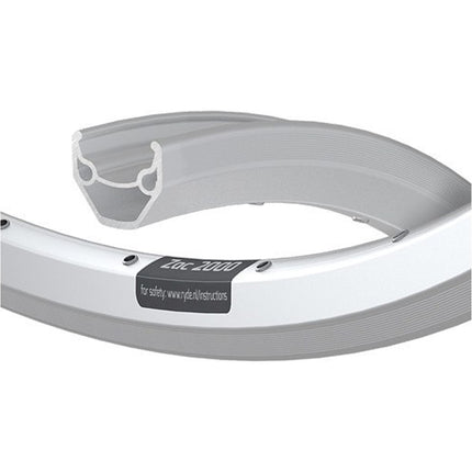 Ryde rim 28 ZAC2000 silver ano CNC 36/14