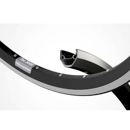 Ryde velg 28 ZAC2000 zwart CNC 36/14