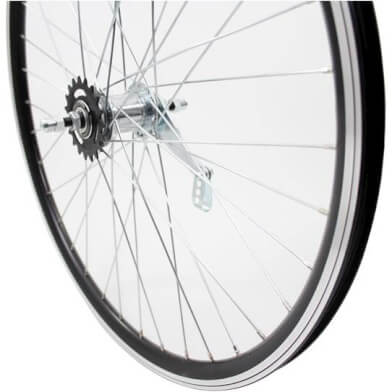 Roland achterwiel 26 x 1.75 remnaaf Alu V-profil zwart