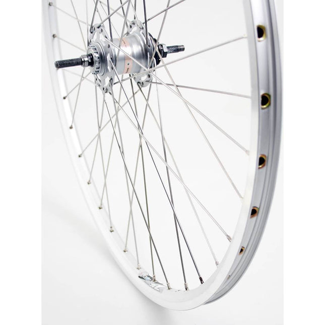 Roland achterwiel 28 Nexus 3 RB ZAC2000 zilver RVS spk