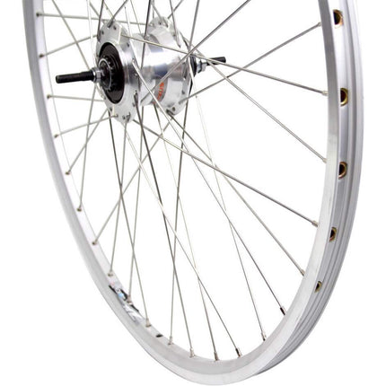 Roland rear wheel 28 Nexus 7 RB ZAC2000 silver stainless steel spk
