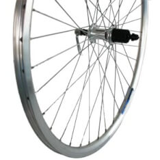 Roland rear wheel 28 dropout cass 8v Alu V-profile silver