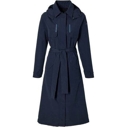 Basil trenchcoat Mosse dames Night Blue M