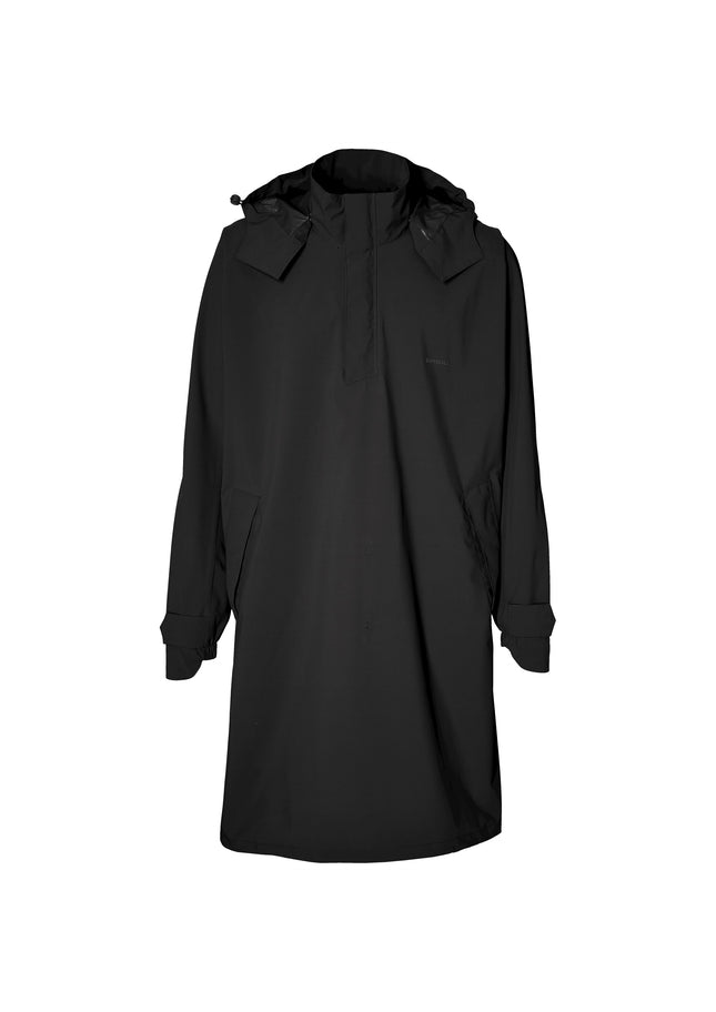 Basil poncho Mosse unisex Jet Black M/L