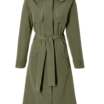 Basil trenchcoat Mosse dames Olive Green S