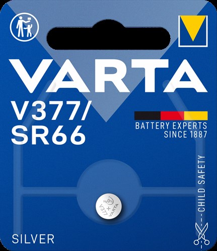 VARTA KNOOPCEL BATTERIJ V377/SR626 horloge