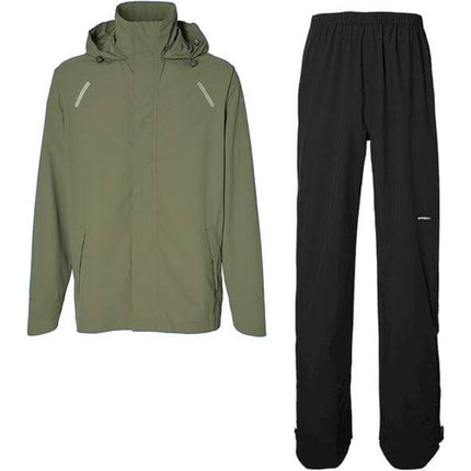 Basil regenpak Hoga unisex Olive Green XXL