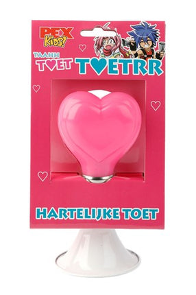 Pexkids BALHOORN staal WIT/ROZE "Hartje"