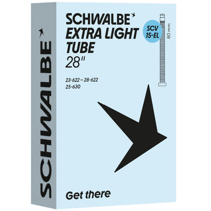 Schwalbe binnenband SCV15-EL 23/28-622/630 80mm zwart