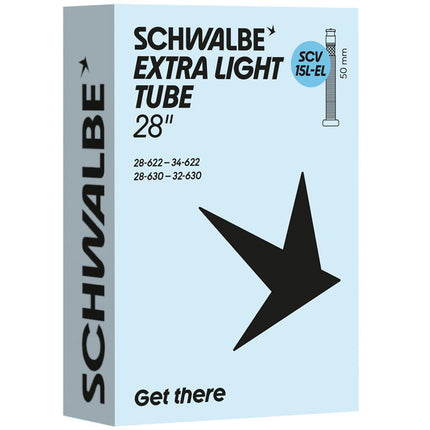 Schwalbe binnenband SCV15L-EL 28/34-622/630 50mm zwart