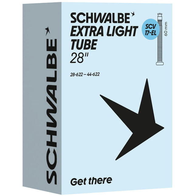Schwalbe binnenband SCV17-EL 28/44-622 60mm zwart