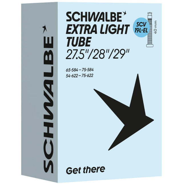 Schwalbe binnenband SCV19L-EL 54/75-584/622 40mm zwart