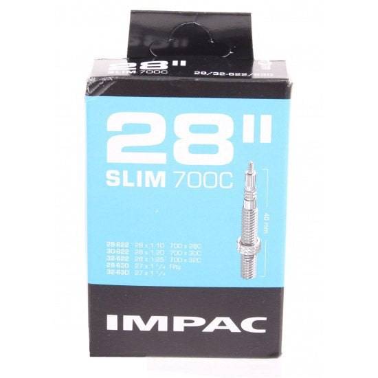 Chambre à air Impac Slim 28" 28/32-622/630 FV 40mm