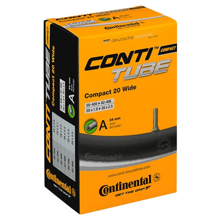 Continental binnenband Compact Wide 20" 50/62-406 AV 34mm